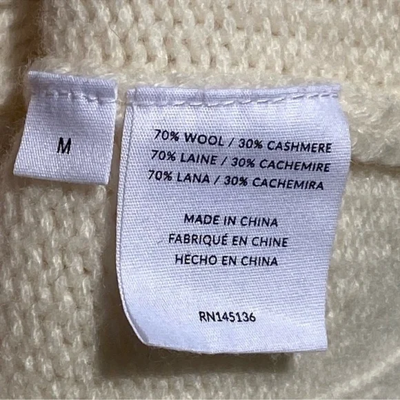 NAADAM Women’s Cashmere Oversized Cableknit Cardigan - Picture 7 of 7